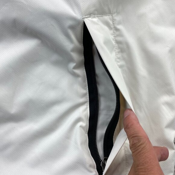 Vintage Chaps Golf Windbreaker Jacket Short Sleeve Men M Cream Pull Over Sweater - Picture 2 of 13